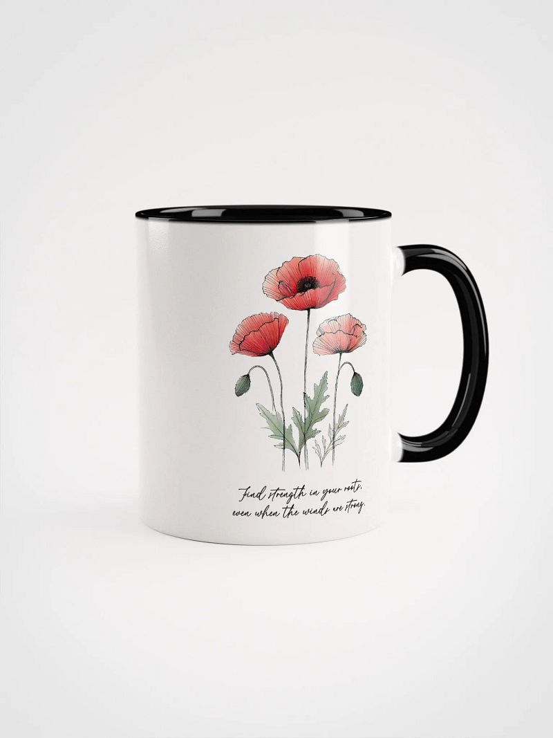 Poppy Inspiration Glossy Accent Mug