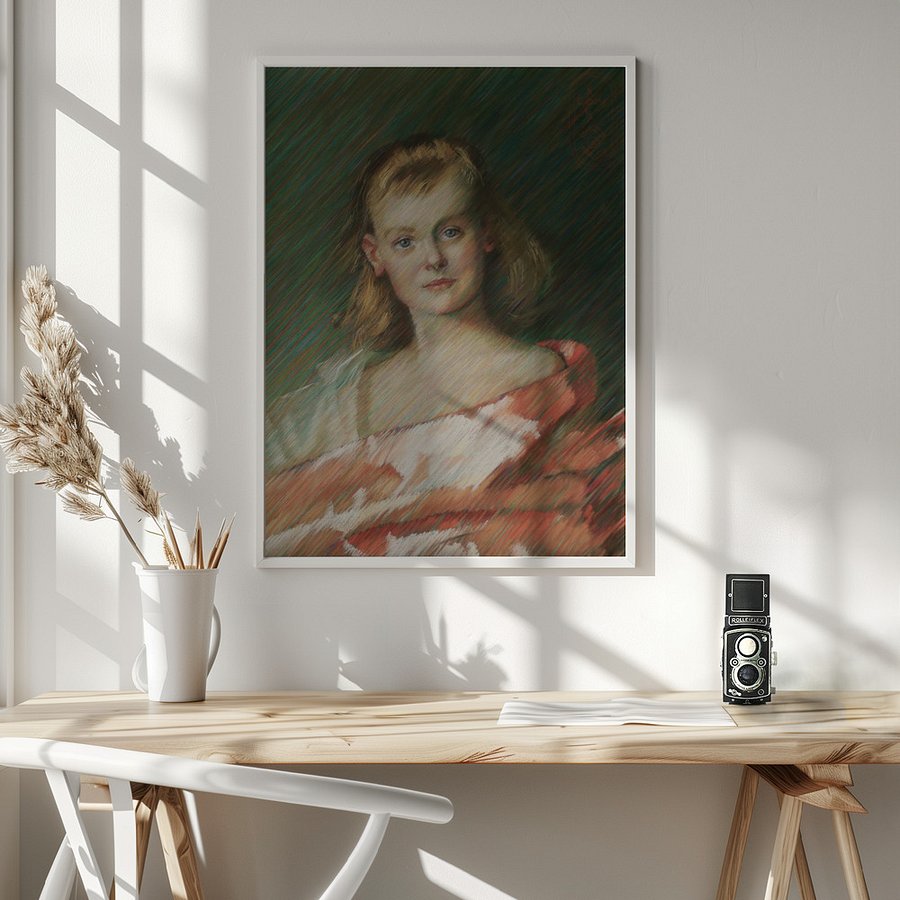 Portrait of Princess Wilhelmina (Tribute to Thérèse Schwartze) - 23-08-24 product image (4)
