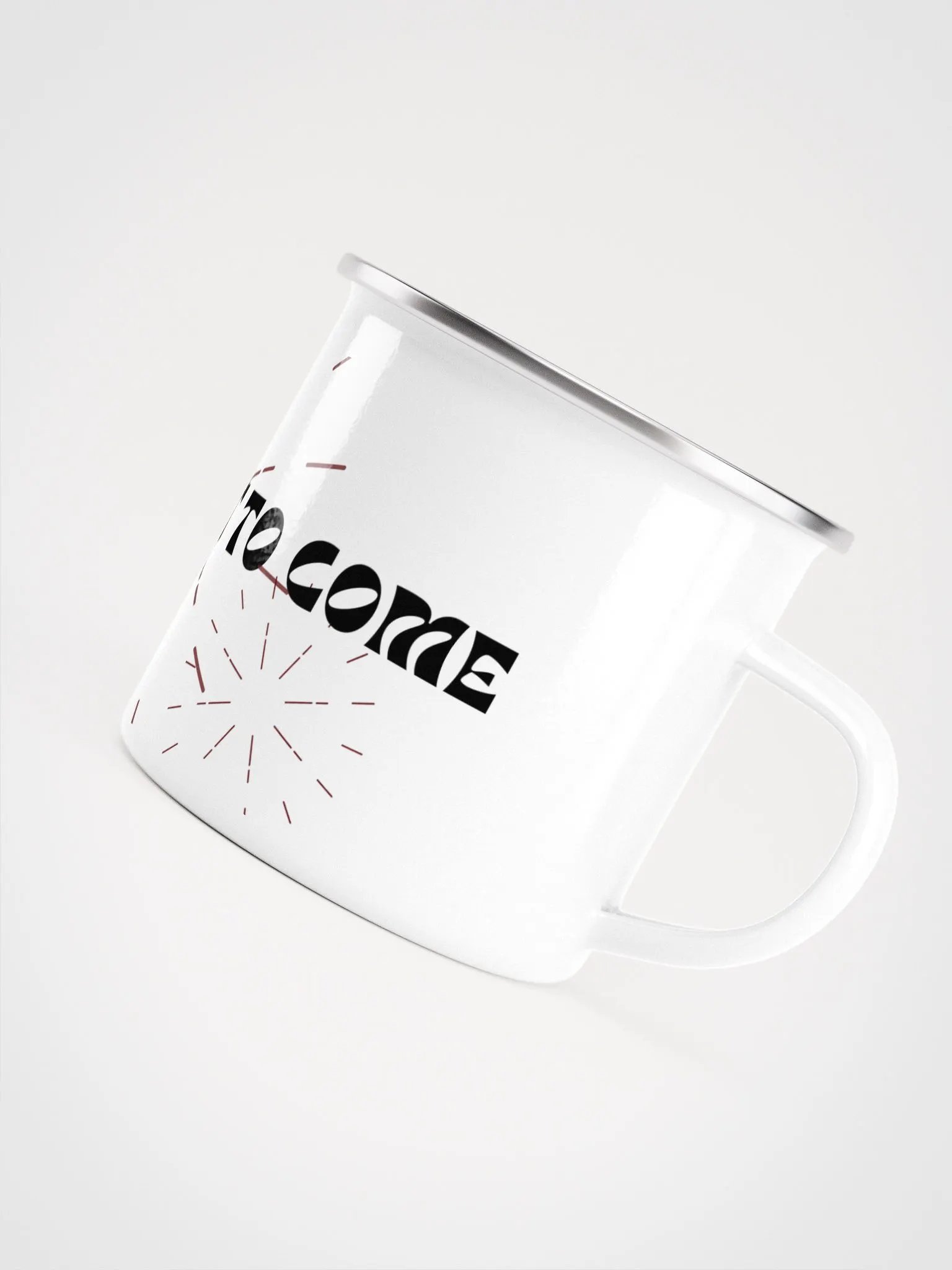 Fireworks Delight Enamel Mug product image (1)