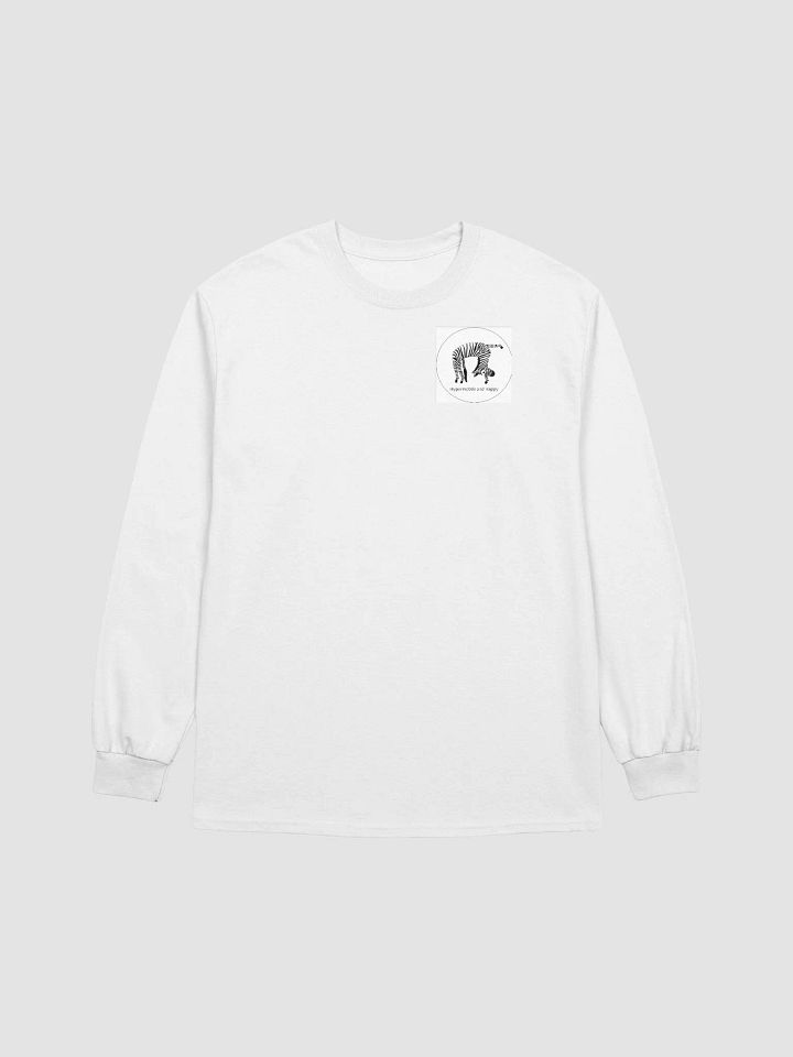Long Sleeve Bendy Zebra T-Shirt product image (1)