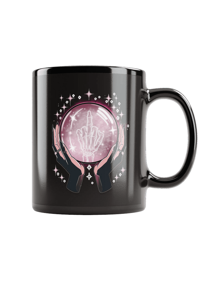 Crystal Visions Black Ceramic Mug - UNCENSORED product image (1)