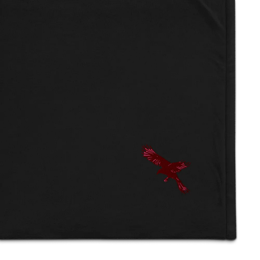 Crimson Flight Red Bird Premium Sherpa Blanket product image (1)