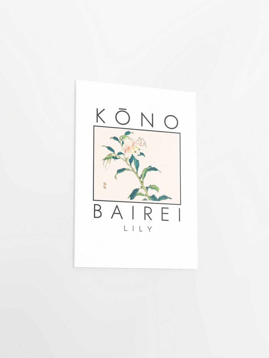Kono Bairei Lily Poster product image (4)