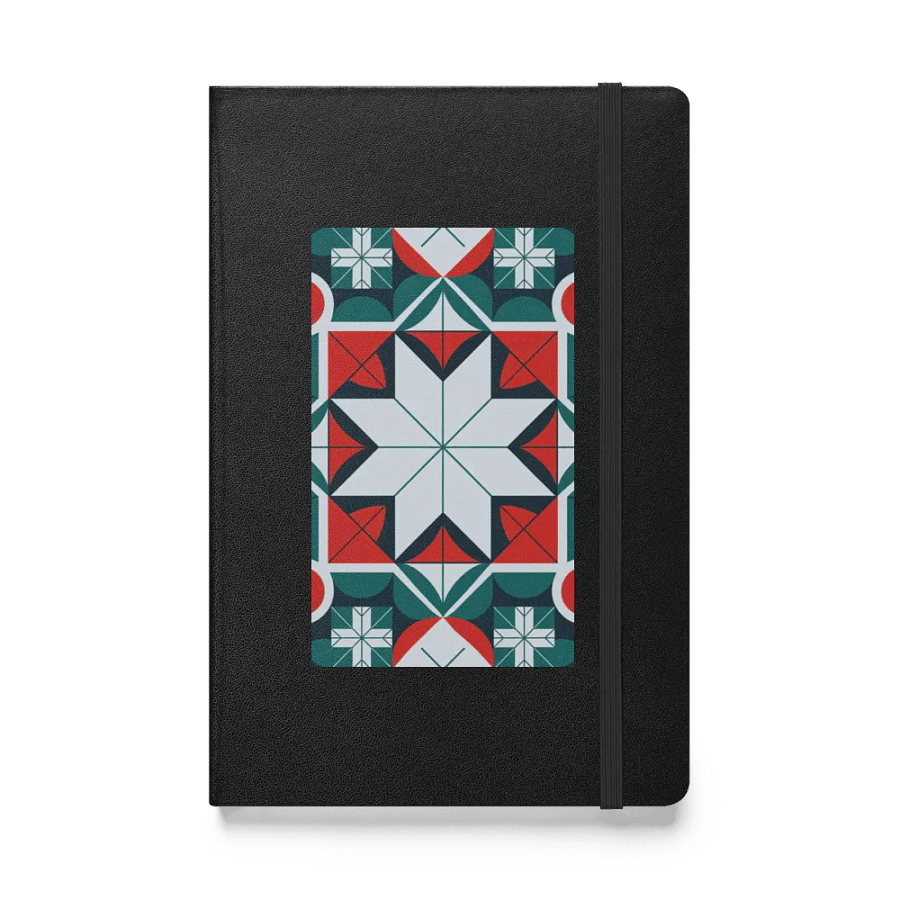 Kaleidoscope patterned Hardcover Notebook product image (1)