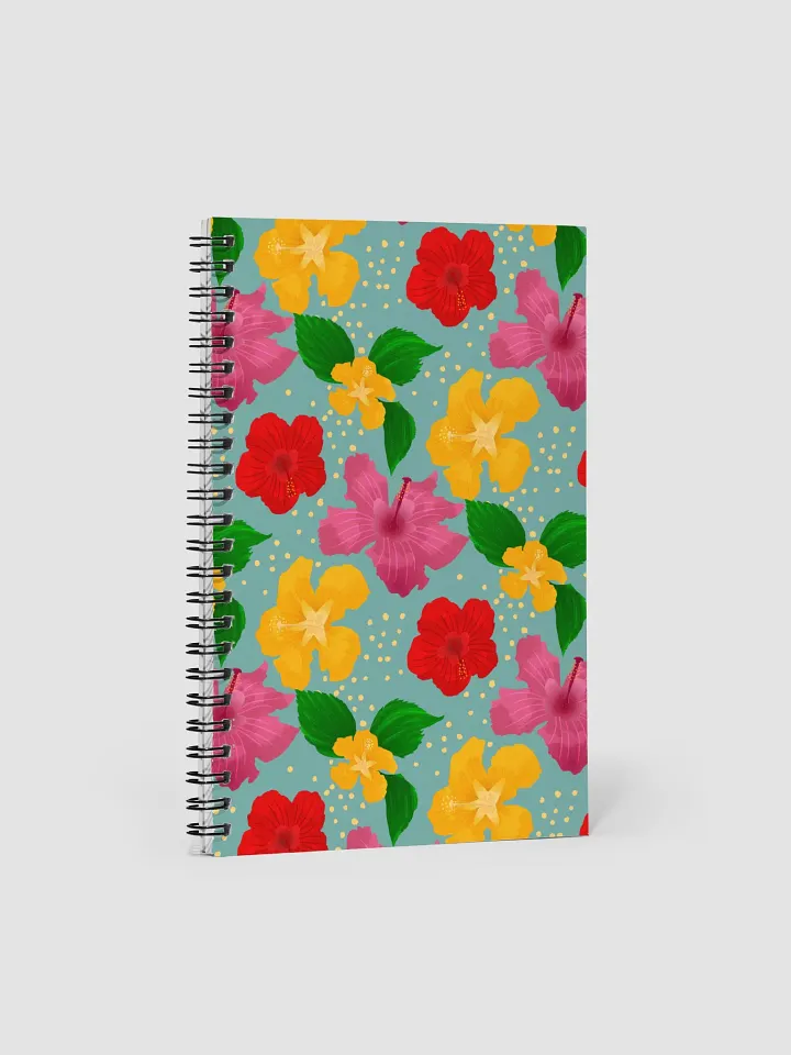 Hibiscus Flower Pattern Notebook product image (1)