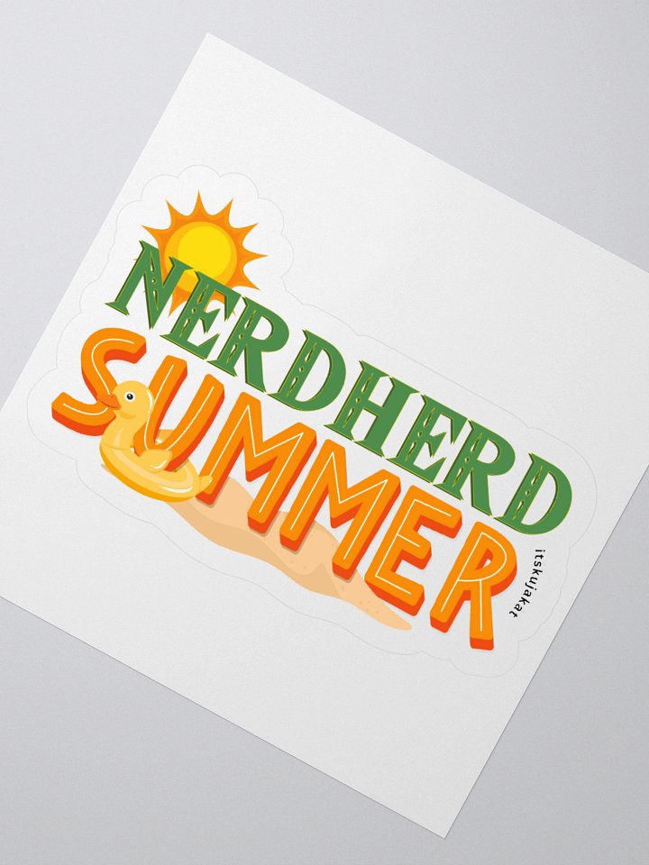 Nerd Herd Summer Sticker product image (4)