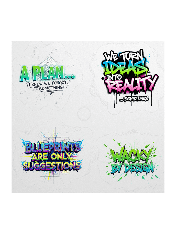 Wacky Wisdom Sticker Set product image (2)