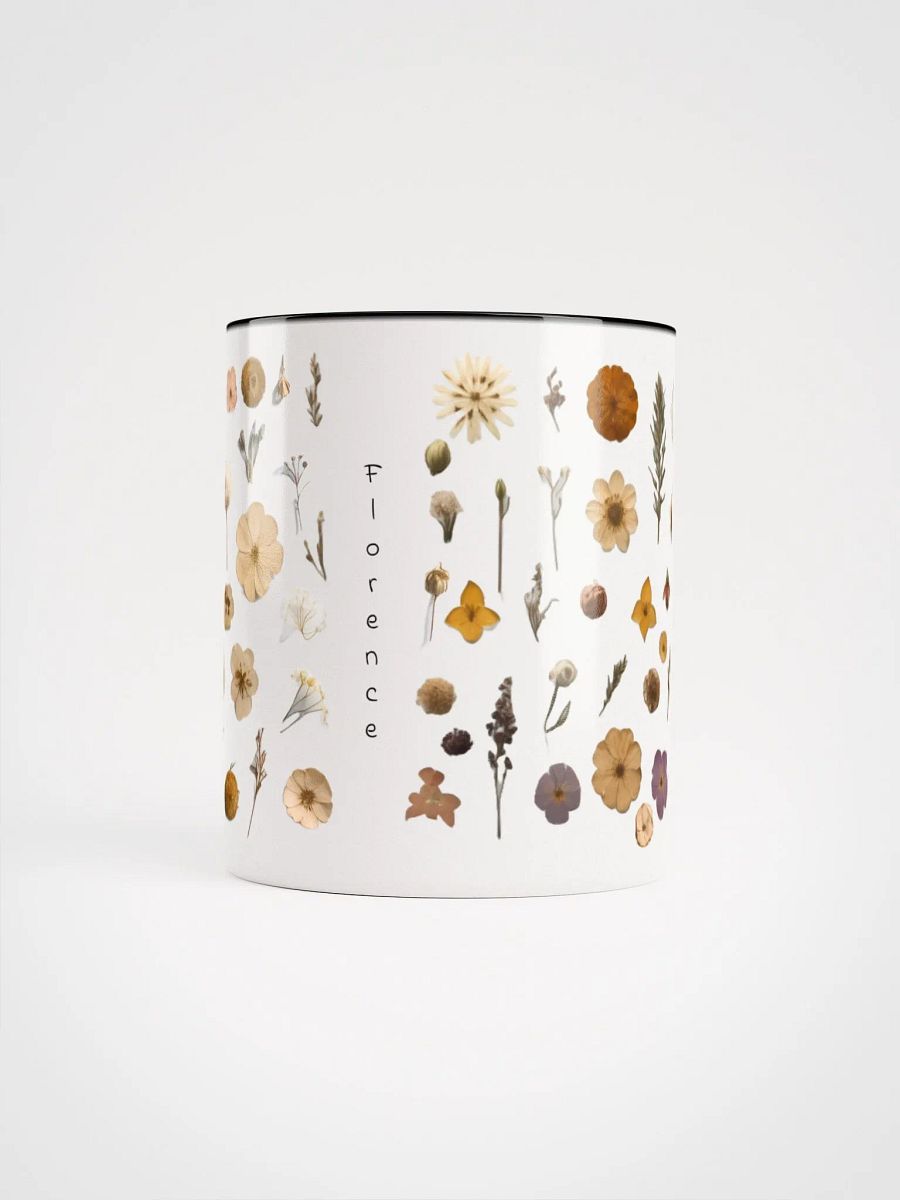 Personalized Pressed Flowers Coloured Mug product image (5)