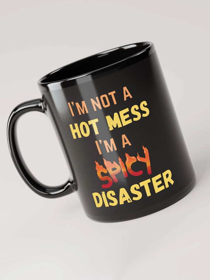 Spicy Disaster Black Glossy Mug product image (2)