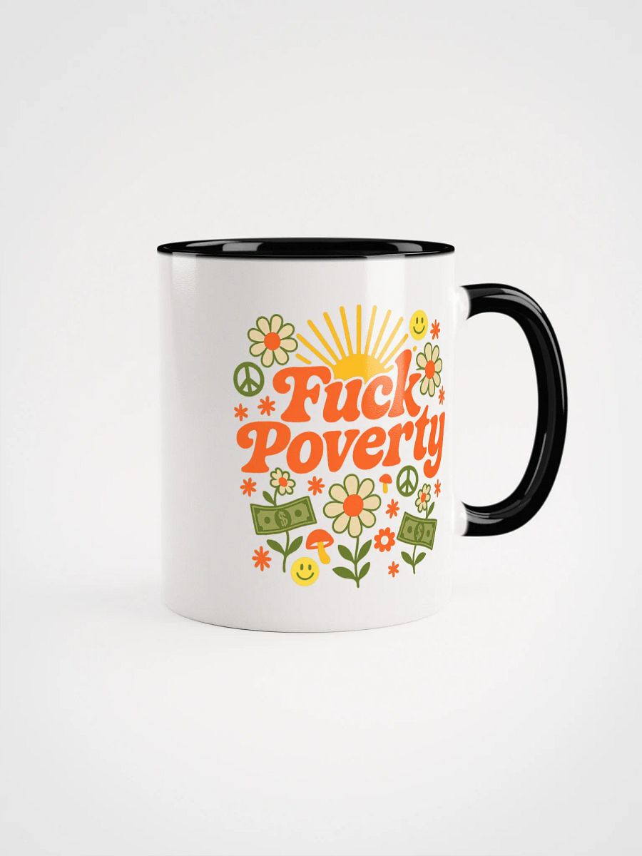 Fuck Poverty Accent Mug product image (1)