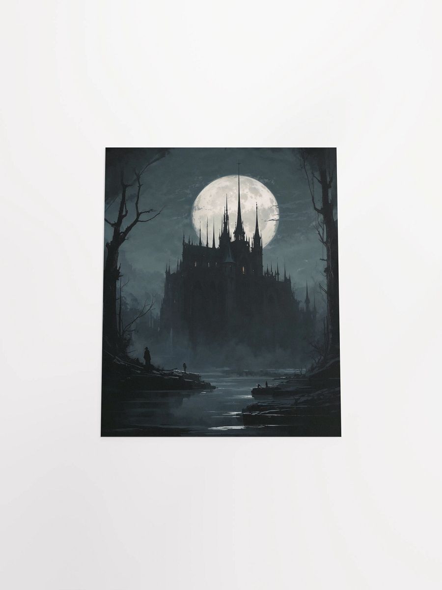 Moonlit Cathedral of the Damned Matte Poster product image (28)