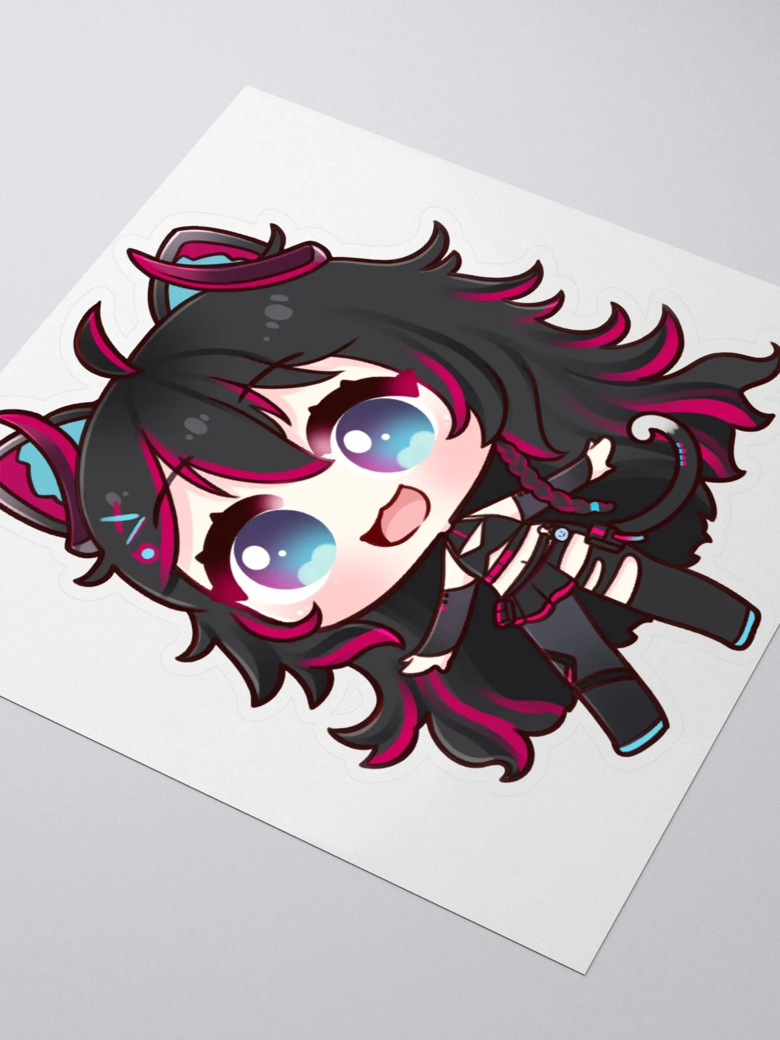 AikoComma Chibi No Jacket Sticker product image (9)