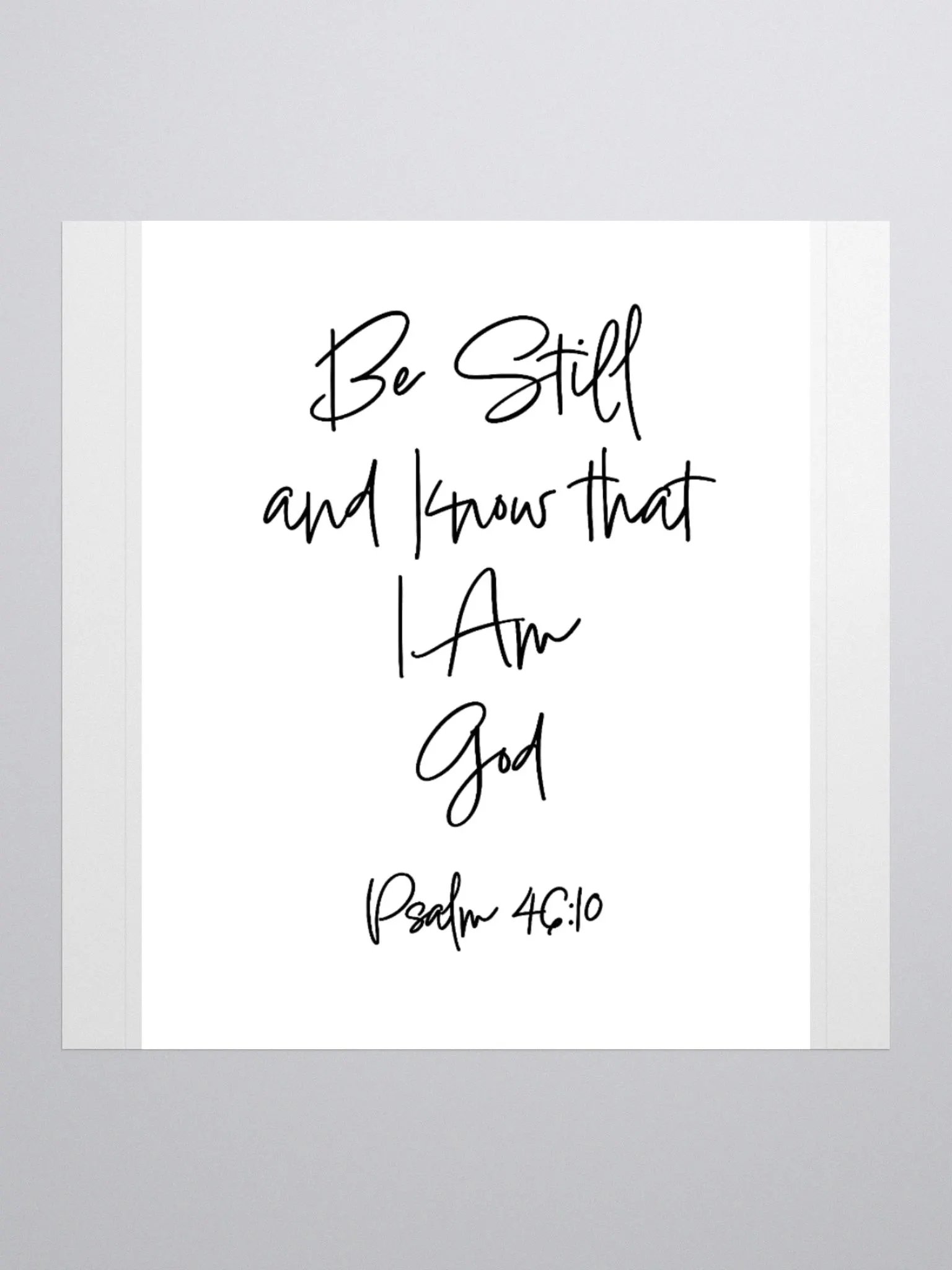 Be Still and Know - Sticker product image (2)