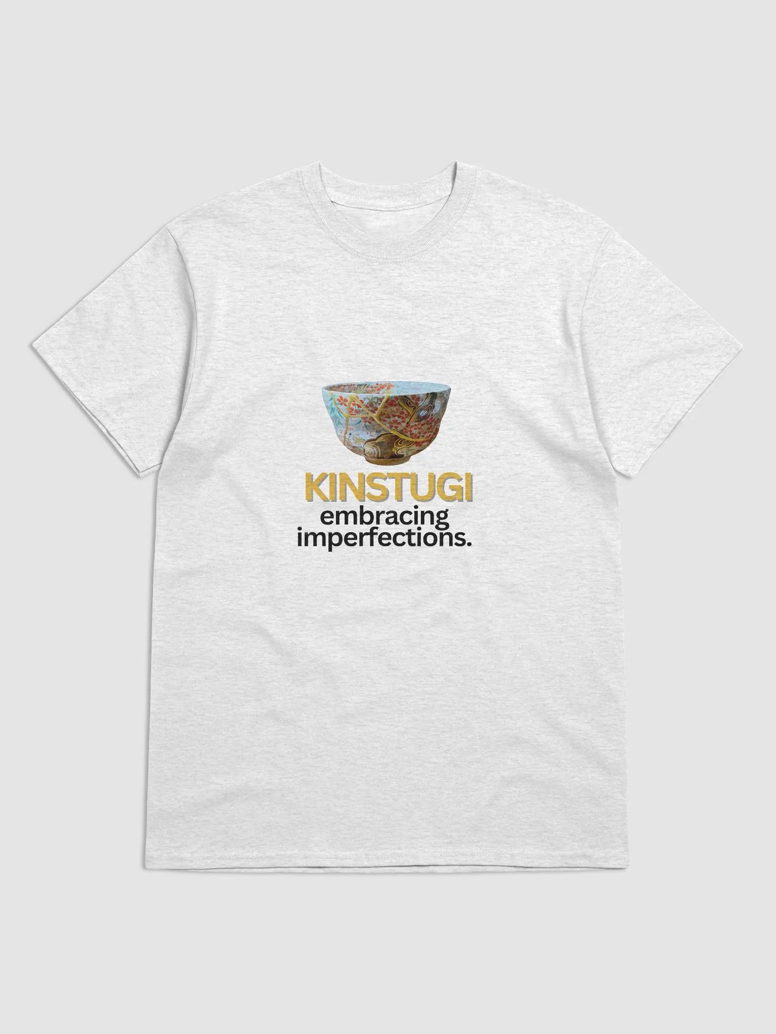 Gildan 5000 with original Kintsugi tea bowl design product image (1)