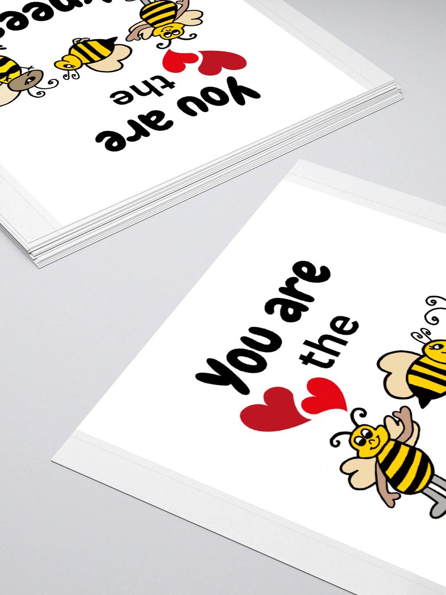 Valentine's Wishes Sticker for Bee Lovers product image (4)