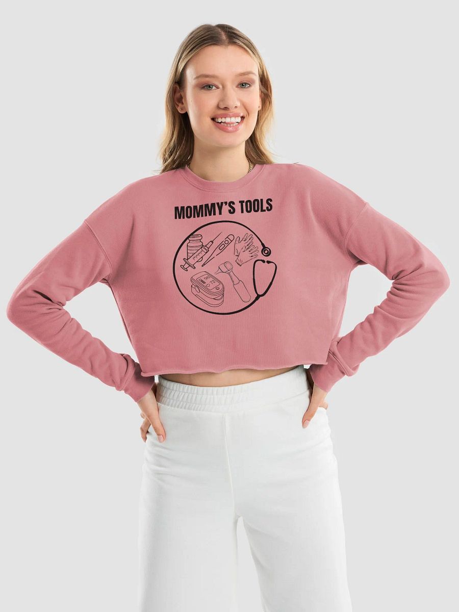 Mommy's Tools, Mindful Explorer Crop Sweatshirt product image (18)