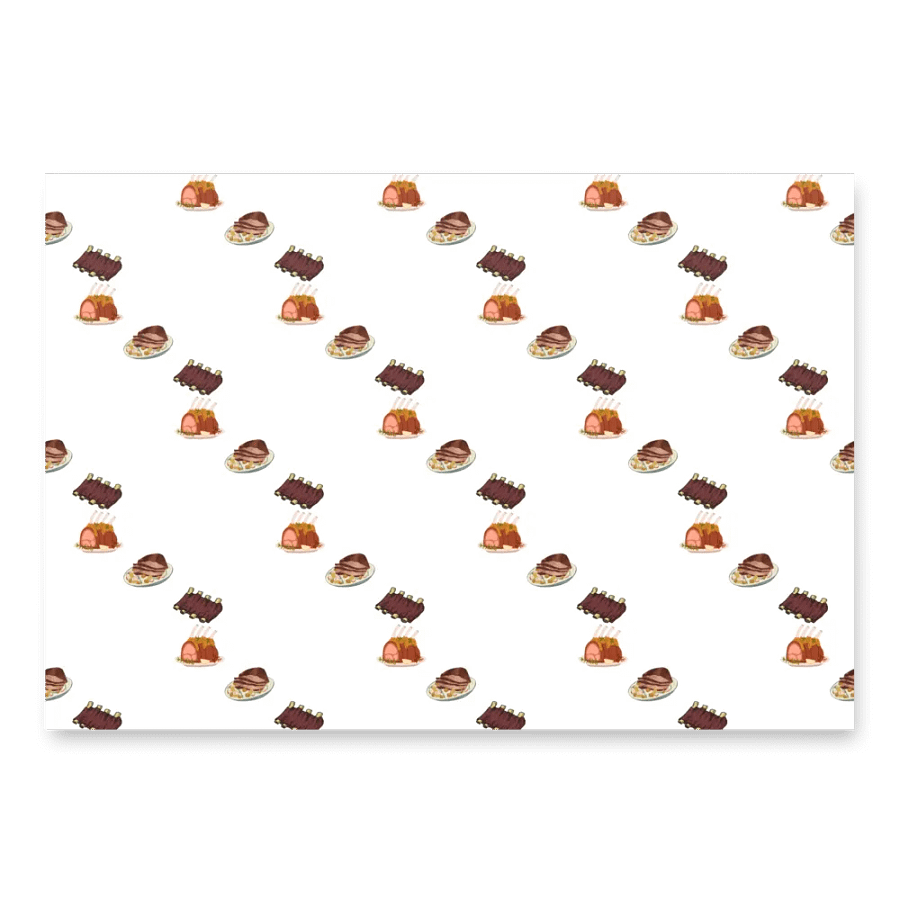 It's BBQ time Wrapping Paper product image (2)