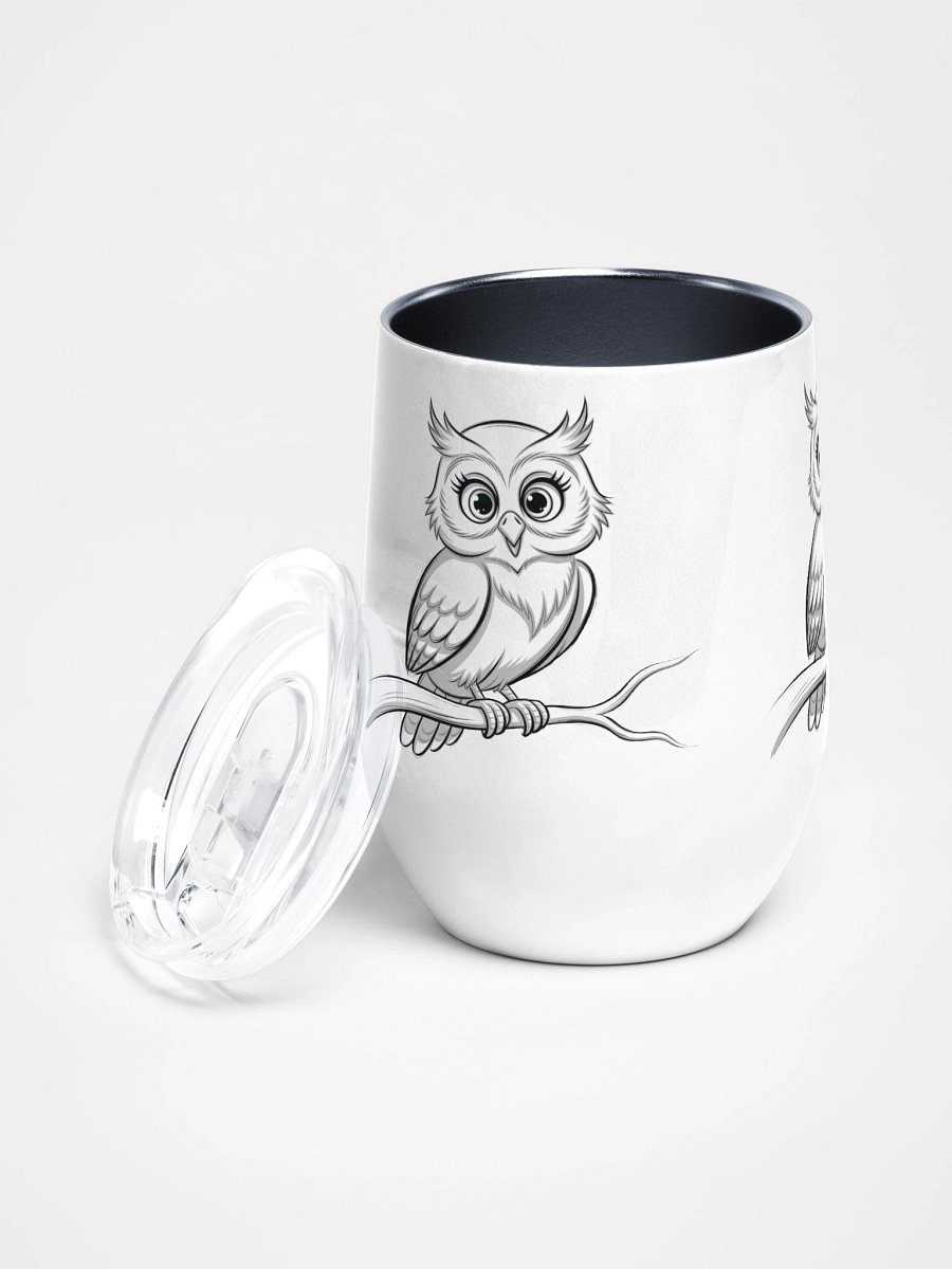Whimsical Owls Wine Tumbler product image (2)