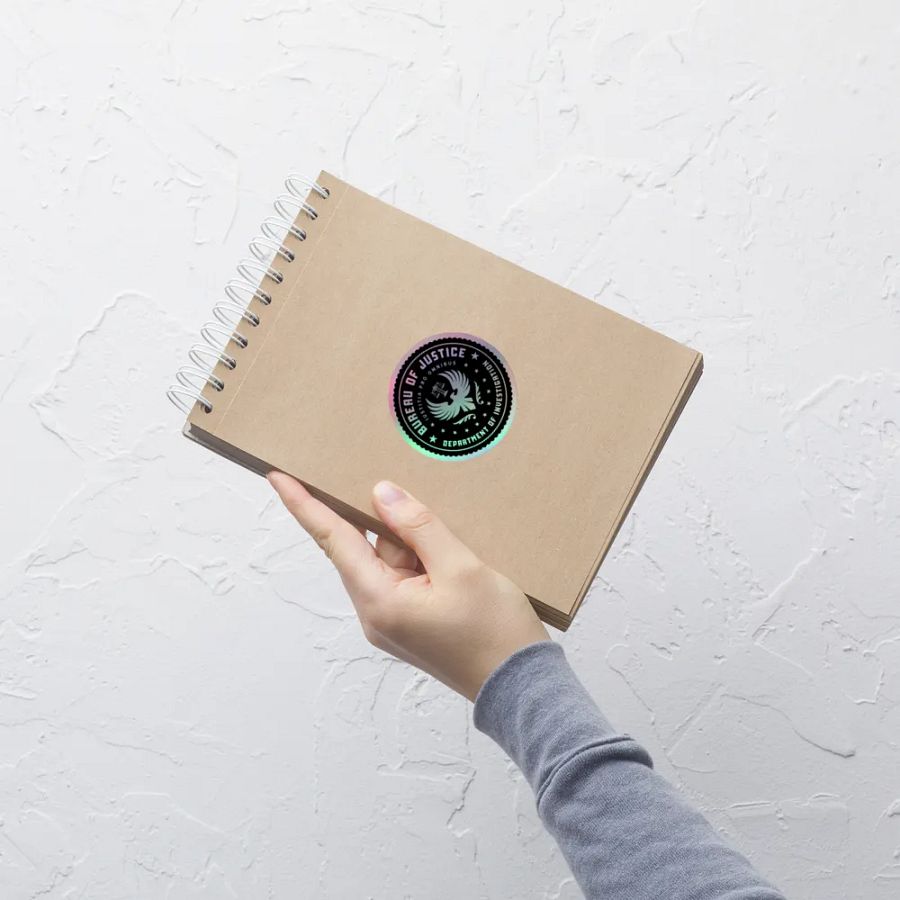 Bureau of Justice - Holographic Sticker product image (7)