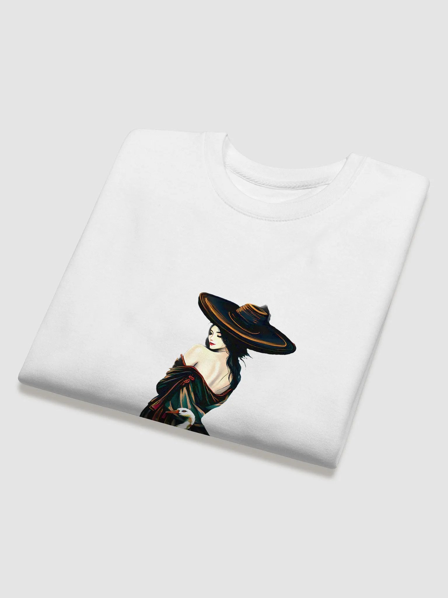 Mystique Elegance Backless Dress Art Sweatshirt product image (4)