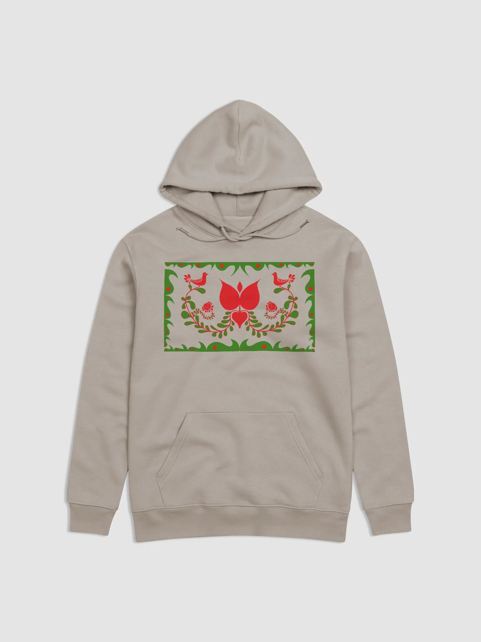 Folk Art Hungarian Naturality Unisex Eco Hoodie product image (1)