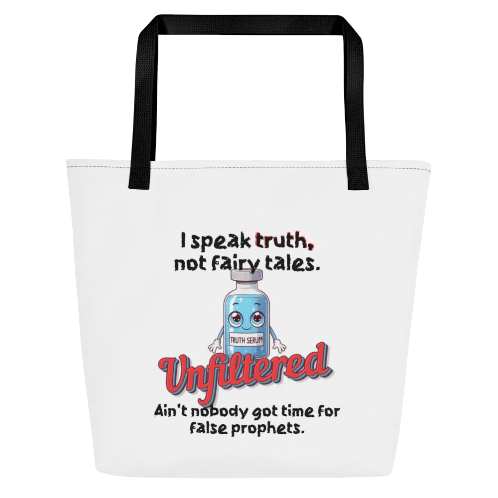Unfiltered: false prophets Large Tote Bag w/ Pocket product image (7)