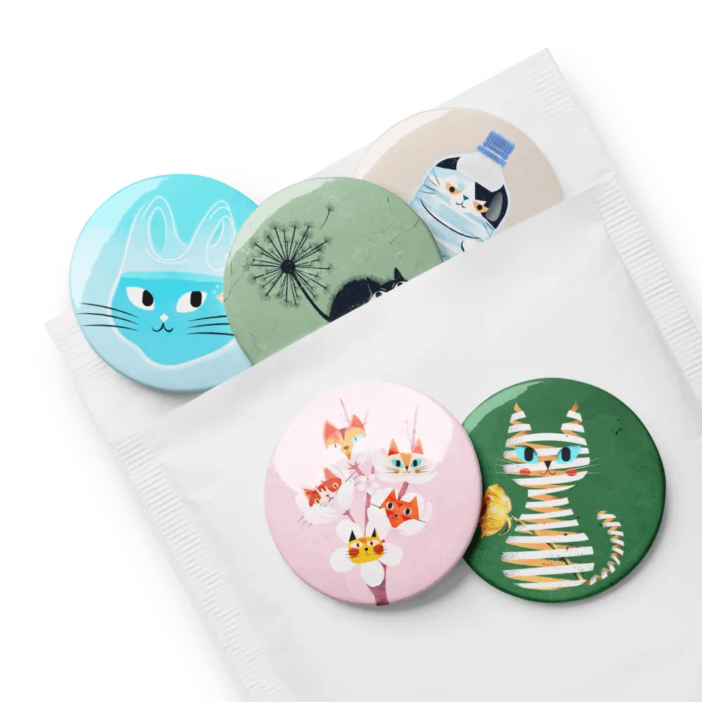 Pin Buttons Collection 2 (5 pcs) product image (4)