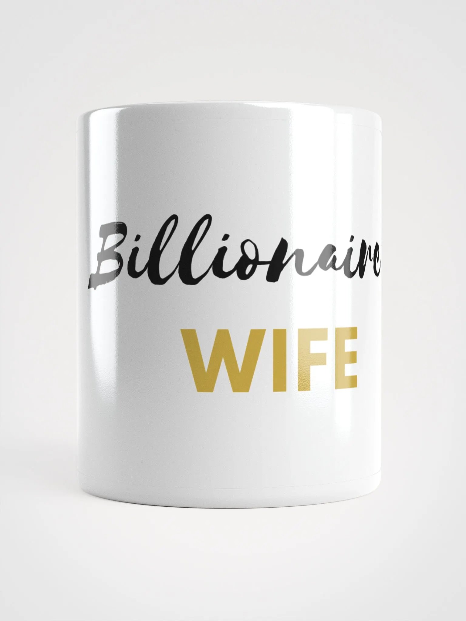 Billionaire's WIFE White Glossy Mug product image (1)