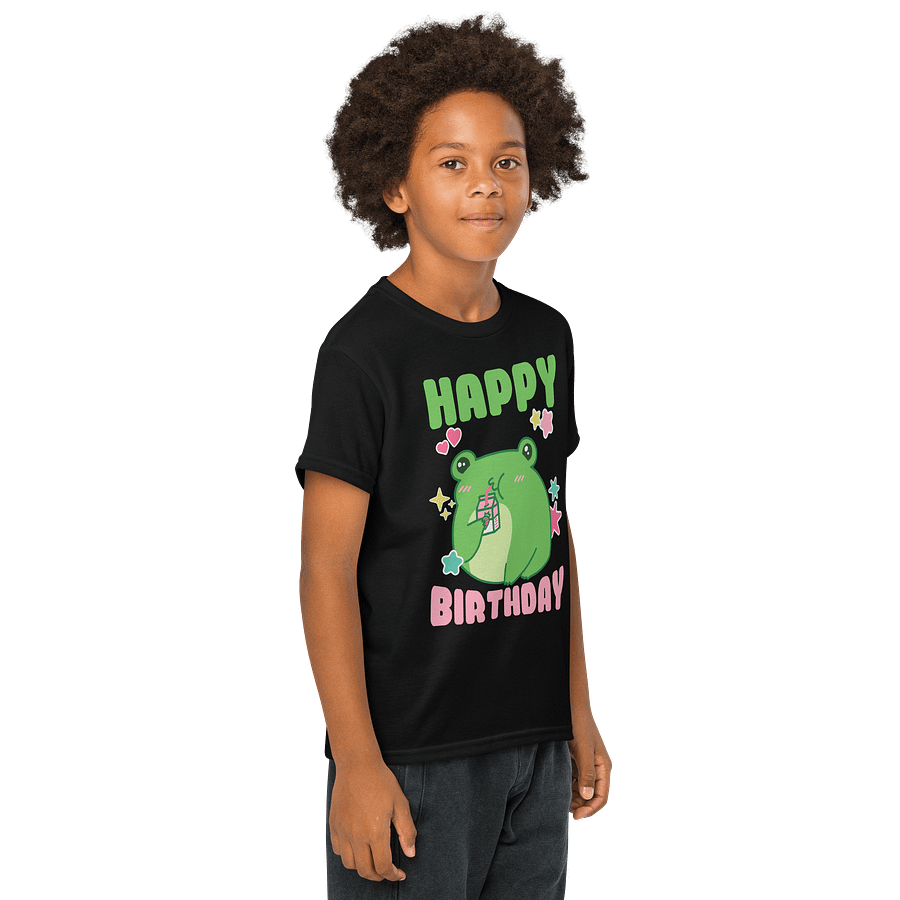 Happy Birthday (Cute Frog) T-Shirt For Kids product image (8)