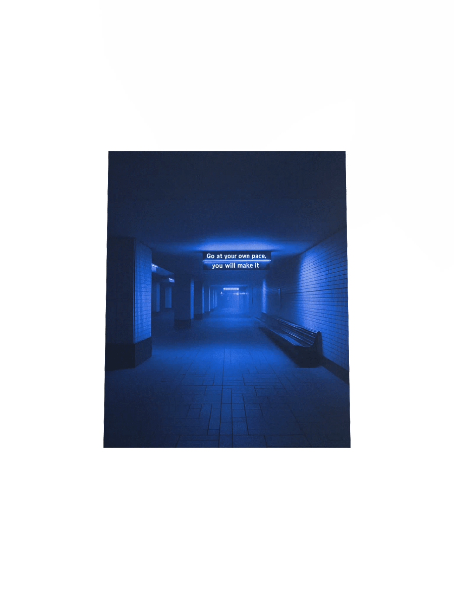 "Go at your own pace" Matte Poster product image (21)