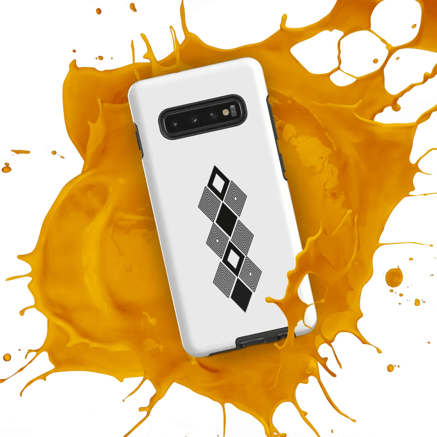 Black and white triangle design Tough Case for Samsung® product image (53)