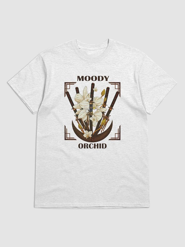 Bronze Japanese Katana & Orchids T-shirt product image (1)