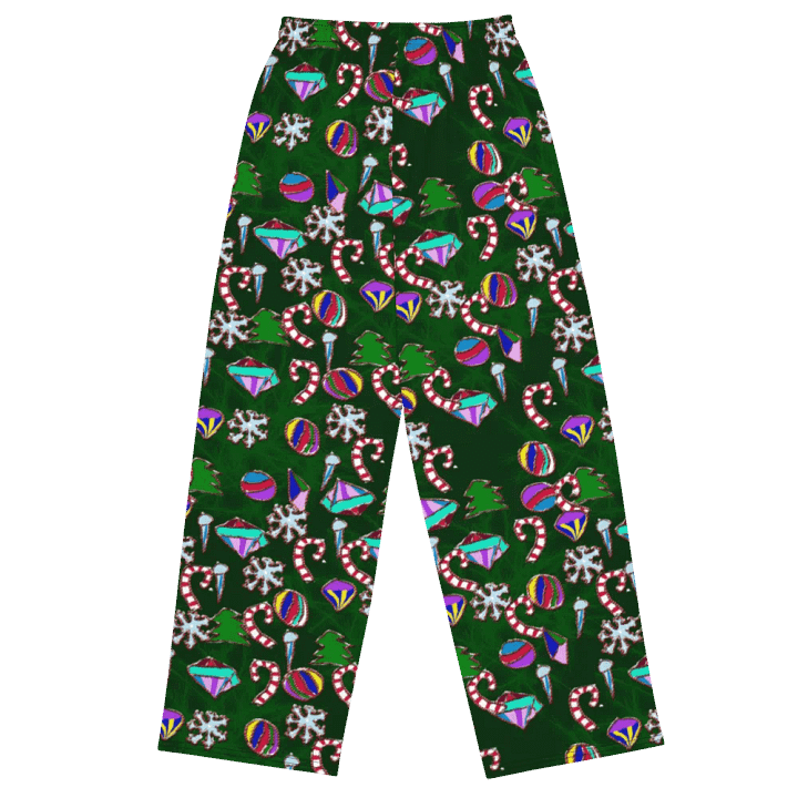 Ornaments Pattern Wideleg Pants product image (2)
