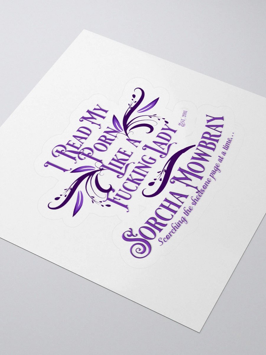 Sticker - I Read My P*rn product image (9)