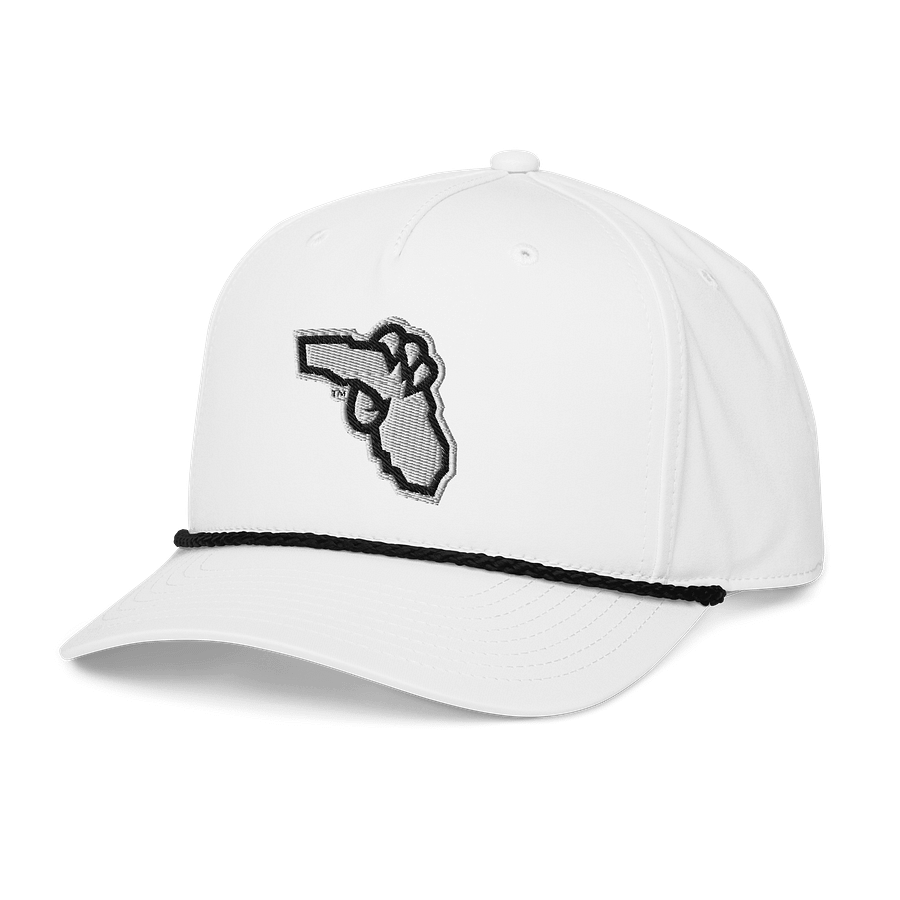 Black and White Florida Talon Rope Hat product image (3)
