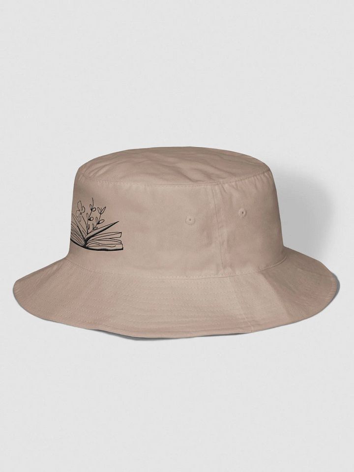 black logo bucket hat product image (2)