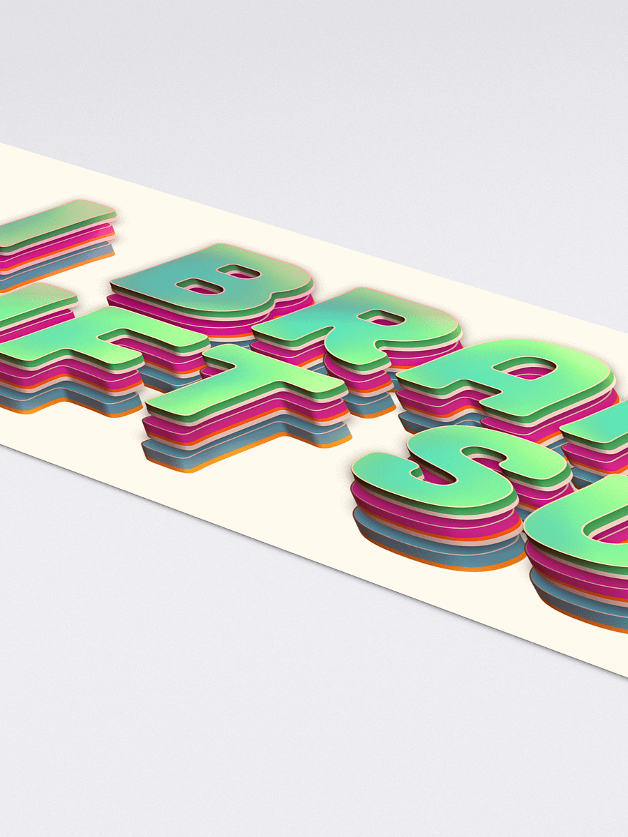 I Brake 4 Gift Subs - Bumper Sticker product image (2)