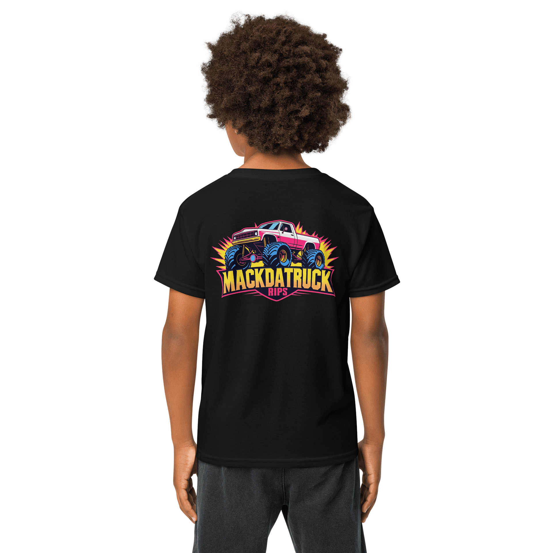 MACKdaTRUCK RIPS Kids Shirt product image (43)