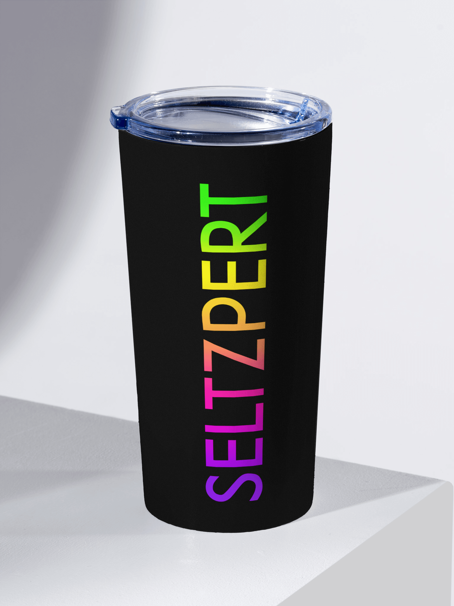 Seltzpert Drink Tumbler (Black) | Rainbow Paradise product image (2)