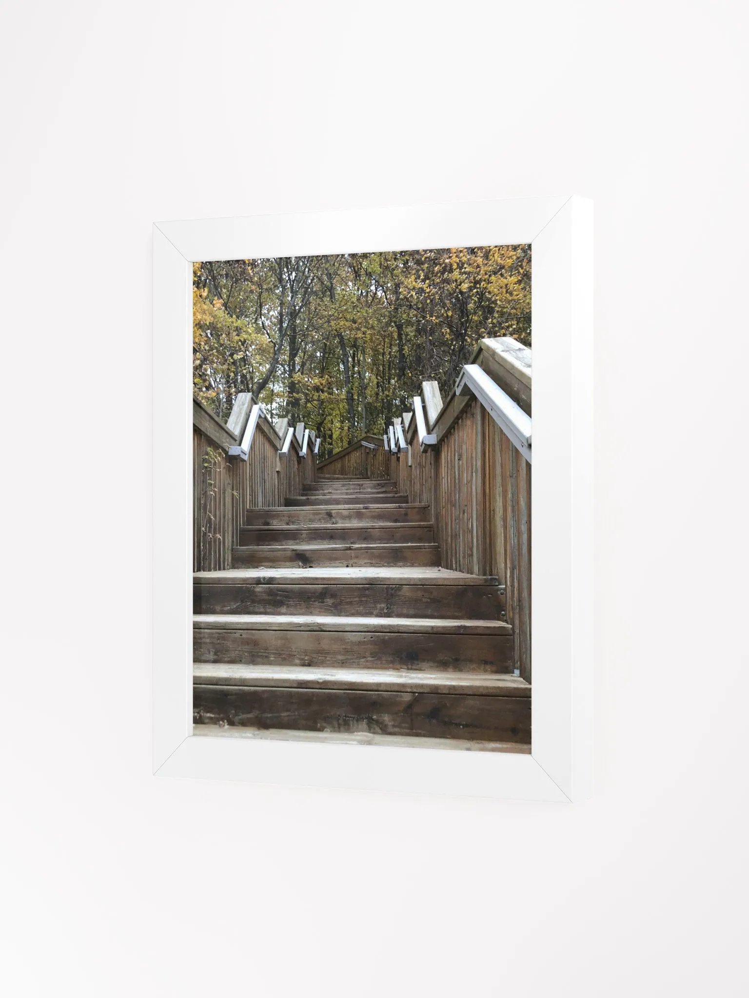 Wooden Stair Bridge High Quality Matte Poster product image (3)