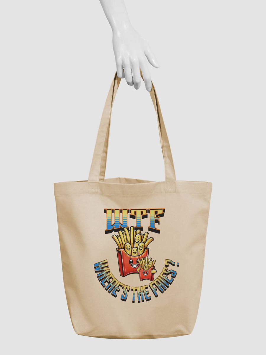WTF Wheres the Fries Eco Tote Bag product image (6)