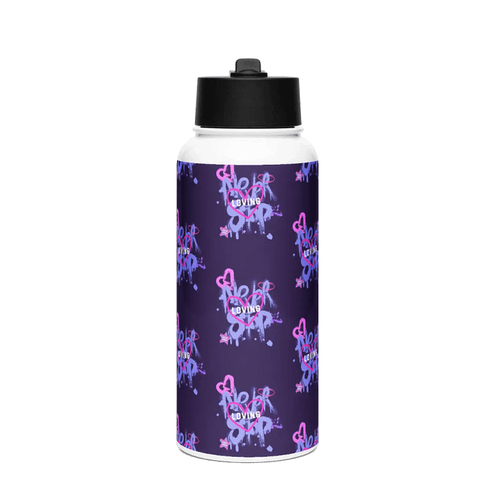 Never Stop Loving Water Bottle product image (1)