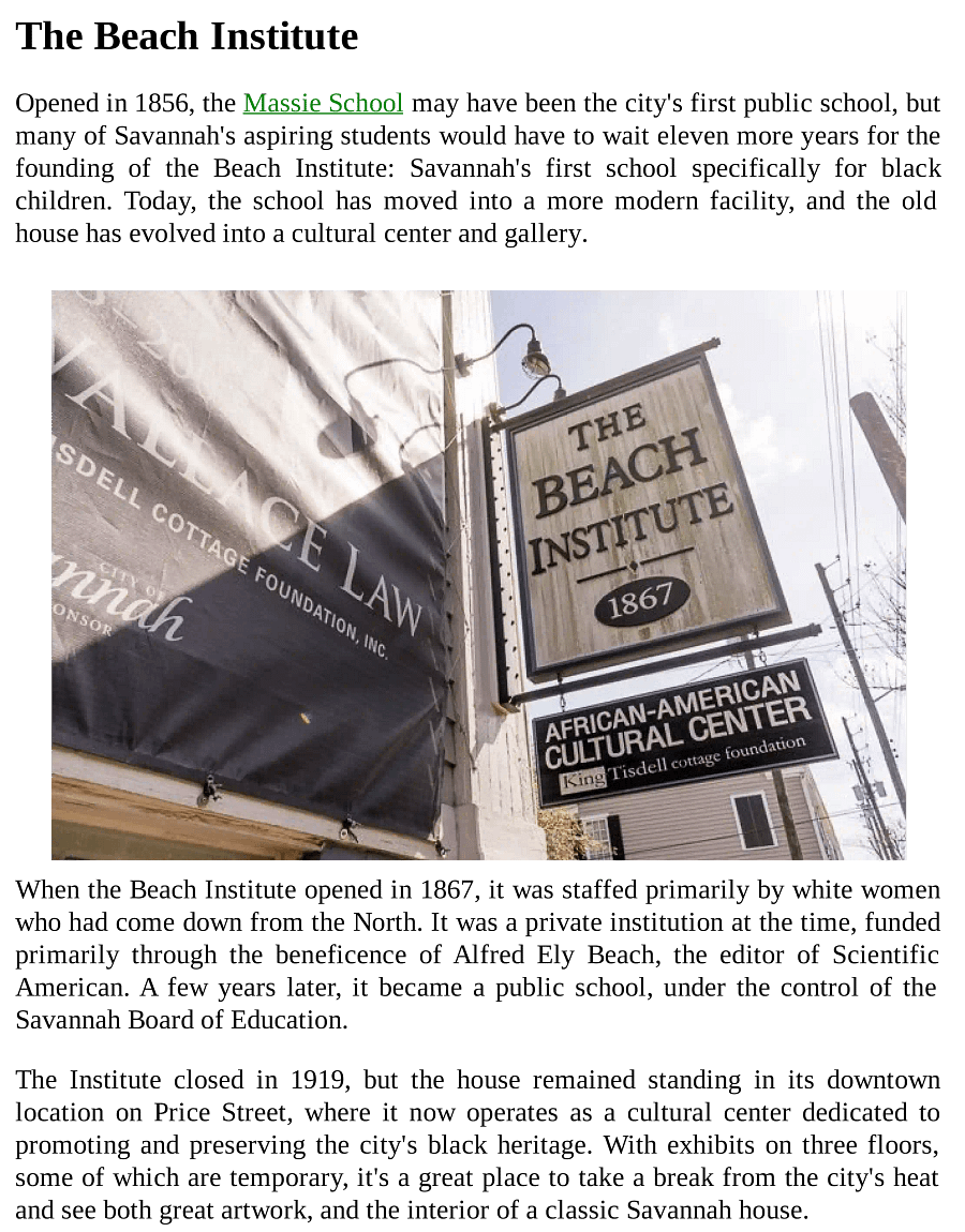 Savannah TRAVEL GUIDE eBOOK product image (5)