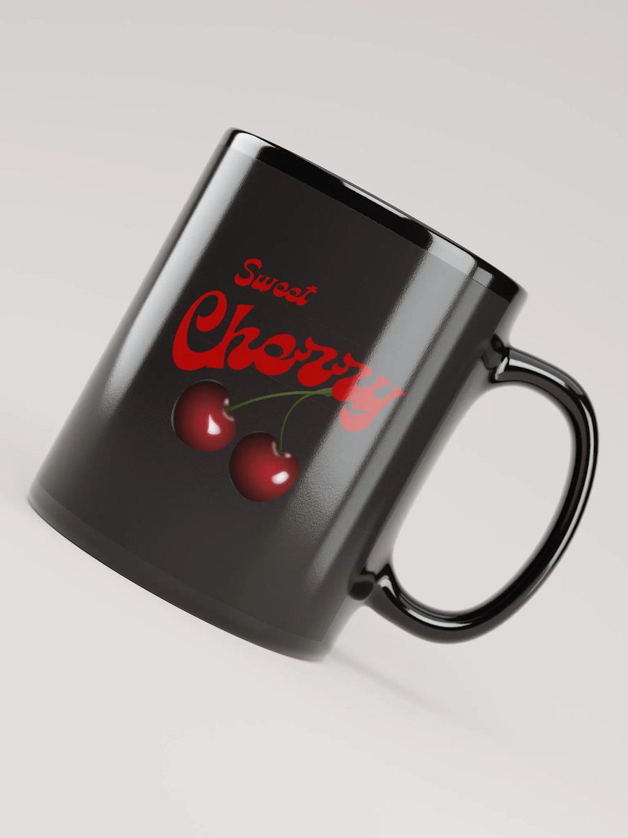 Cherry Delight Black Mug product image (7)