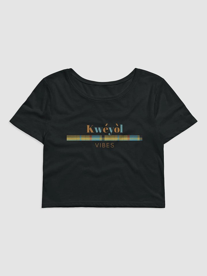 Kwéyòl Vibes Crop Tee product image (1)