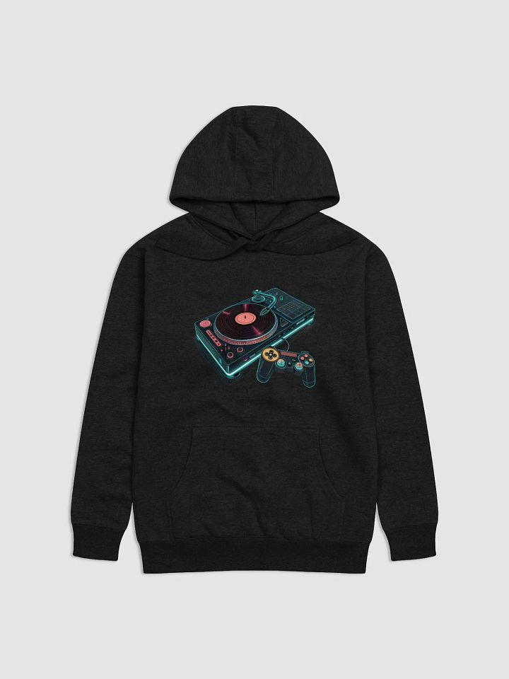 Spin the Beat: Immersive DJ Turntable Gaming Console Hoodie - Where Music Meets Gaming in a Revolutionary Mashup product image (1)