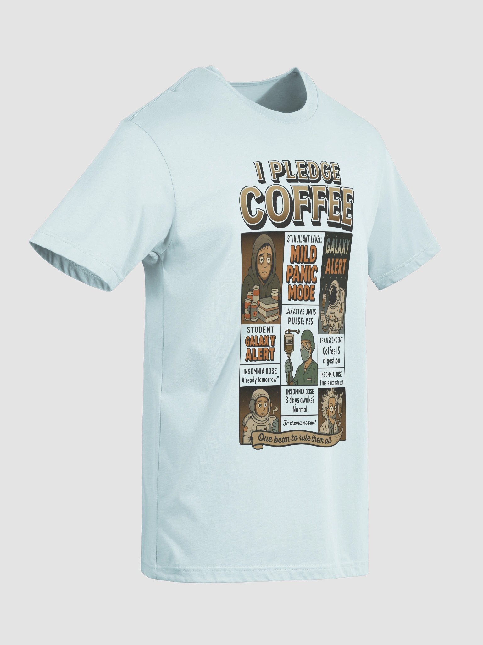 Title: I Pledge Coffee - The Ultimate Caffeine LOVERS T-Shirt product image (9)