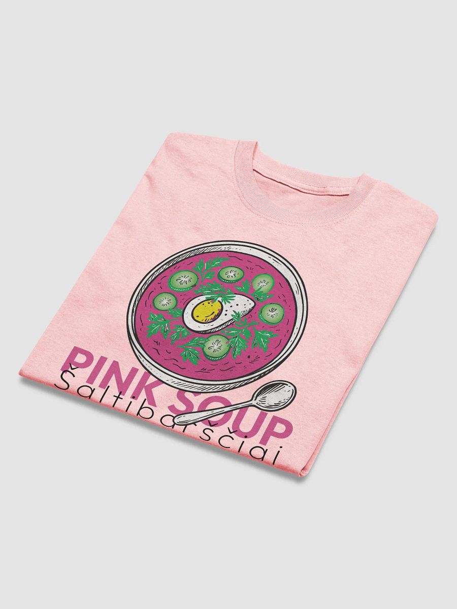 Pink soup T-shirt product image (5)