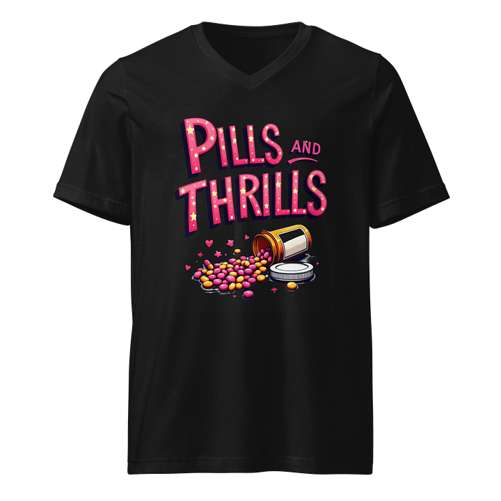 Starry Pills and Thrills V-Neck Tee product image (1)