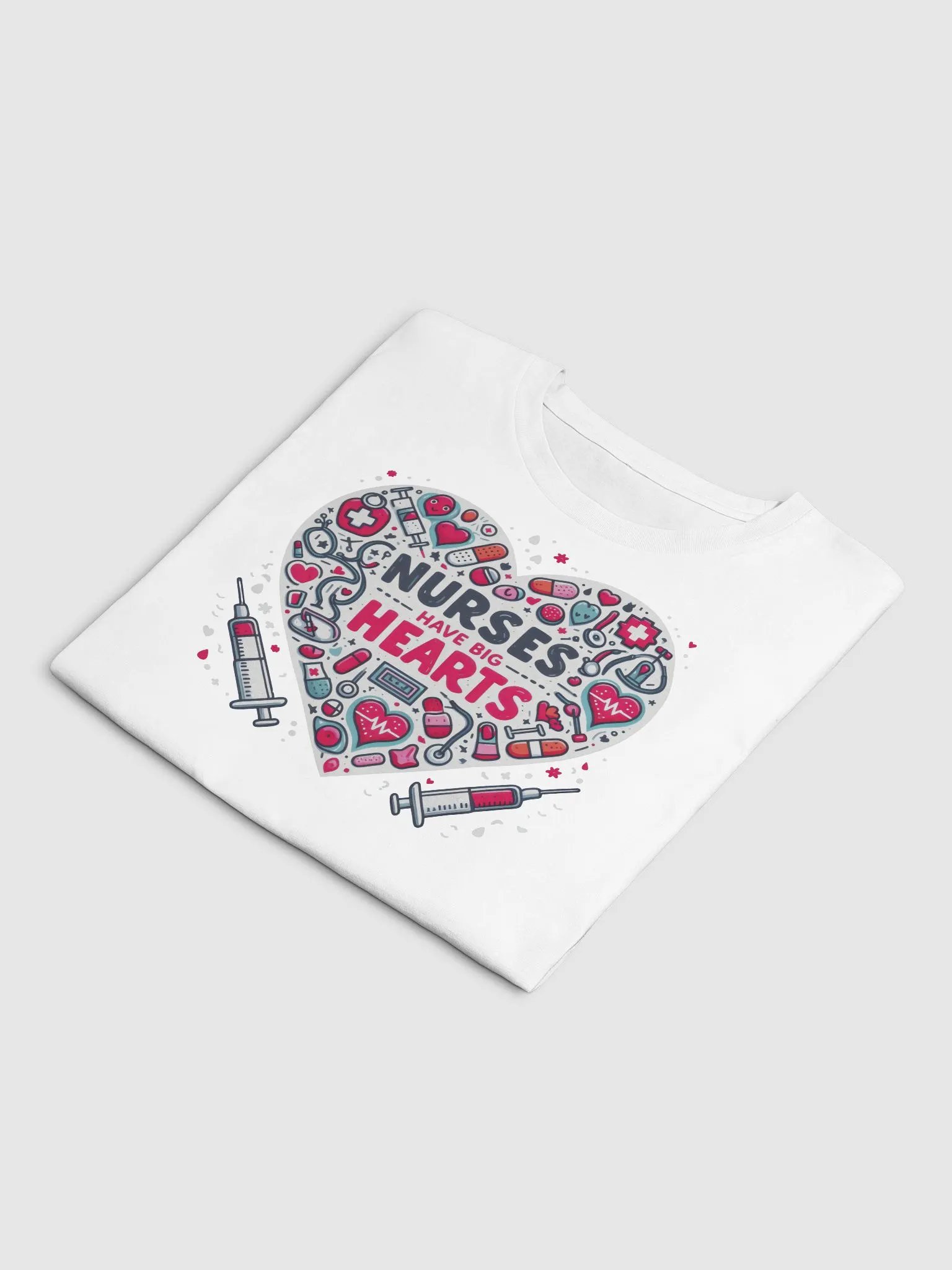 Big Heart Nurses - Medical Icons Crop Top product image (25)
